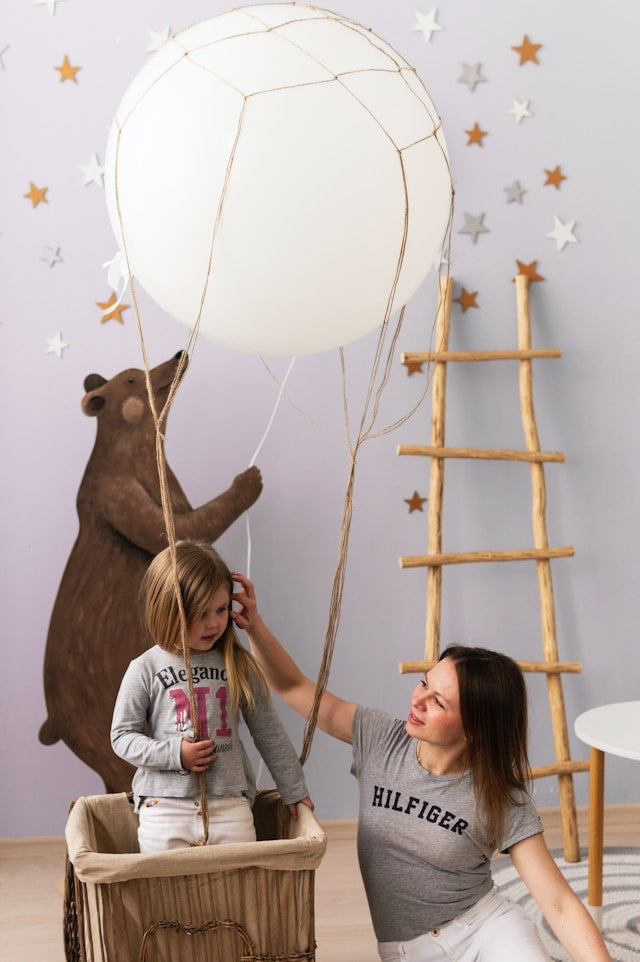 Hot Air Balloon Wall Decals: Styling Clouds, Animals, Mountains, and Adventure Themes
