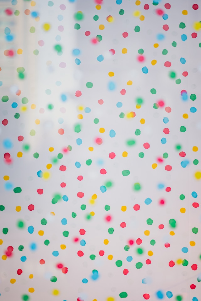 Rainbow, Sun, and Polka Dot Wall Decals: Choosing Medium, Large, XL, and XXL Layouts