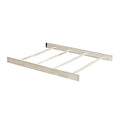 Full-Size Conversion Kit Bed Rails for Evolur Cribs - Solid Wood Crib Convertible Kit to Kids Bed - Transitional Style Rails & Easy-to-Install Child Essentials for Safety (Brushed White)