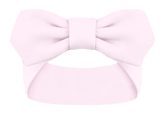 Creative Knitwear LSU Tigers Infant Girls Pink Solid Hair Knot Headband Embroidered Logo - Size Newborn - 4T