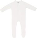 KYTE BABY Unisex Zipper Closure Footies, Rayon Made From Bamboo, 0-24 Months