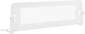 BABY JOY Bed Rails for Toddlers, Swing Down Safety Bed Guard for Convertible Crib, Folding Baby Bedrail for Kids Twin, Double, Full Size Queen & King Mattress (48-Inch, White)