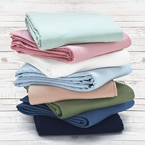 Newborn Swaddle Blanket with Hat Set Baby Swaddle Set Hospital Receiving Blankets for Girls Boys(Navy,35"*35")