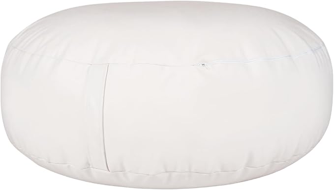Studio Size Newborn Photography Bean Bag Poser 40” Cover Only | Unfilled Faux Leather Baby Poser | Baby Photo Prop & Pose Pillow Shapable - Newborn Photography Props (Bean Filling Not Included)