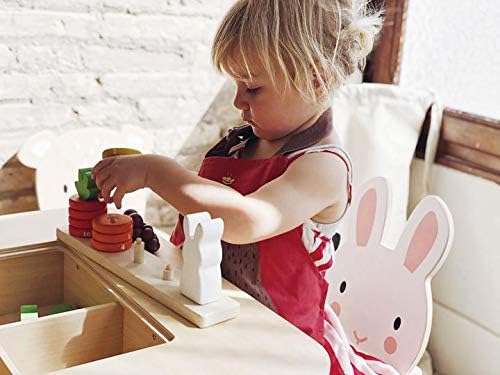 Tender Leaf Toys - Forest Table and Chairs Collections - Adorable Kids Size Art Play Game Table and Chairs - Made with Premium Materials and Craftsmanship for Children 3+ (Forest Table and Chairs)