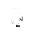 Kittycats Hanging Nursery Mobile - 20 Inches - High Quality Plastic - Handmade in Denmark by Flensted