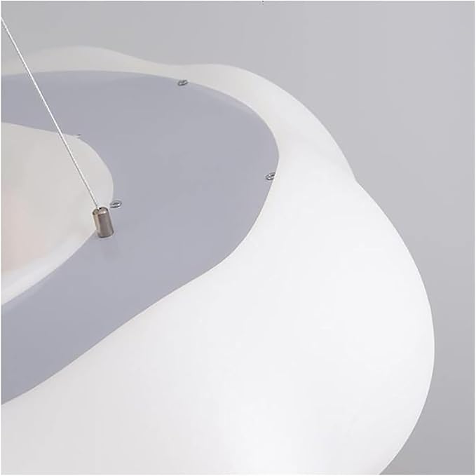 Cloud Shape Pendant Light White PE Plastic Finish Kids Room Ceiling Lighting Modern Nursery Lamp Fixture for Bedroom Study Room Decor LED Warm White Tricolor Options