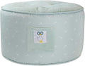 GooseWaddle Soft and Comfortable Kids Ottoman Toddler Pouf Seating for Your Little One's Playroom or Nursery (Star Light Blue)