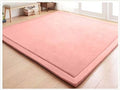 Stylish Coral Velvet Mat, V-mix Handmade weaving Plush Foam Play Crawling mat for Baby, Toddler, and Children Play Mat, Yoga Mat, Exercise Mat-Cushy- Soft & Thick Hypoallergenic, Non-toxic, Reversible