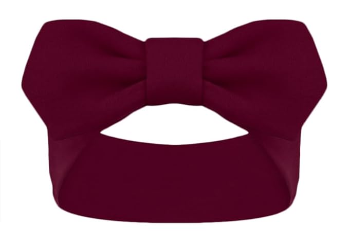 Creative Knitwear UMass Minutemen Infant Girls Maroon Solid Hair Knot Headband Embroidered Logo - Size Newborn - 4T