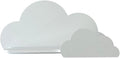 BugyBagy Cloud Wall Shelf – Decorative Wooden Floating Shelf for Nursery, Kids Room – Multiple Colors & Light Options (White Cloud Shelf – No Light)