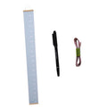 Growth Chart Wall Hanging Height Measurement Ruler for Boys Removable Canvas Wall Decor with Printing Nordic Style for Kindergarten