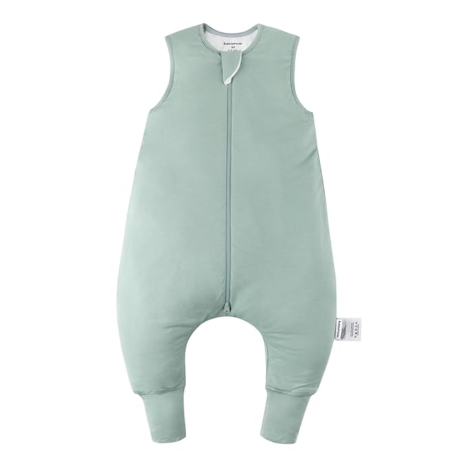 BubblePanda Rayon Made from Bamboo Toddler Sleep Sack with Feet 24-36 Months 0.5 Tog Ultra Soft Toddler Sleeping Sack 2t-3t Baby Sleep Bag Walker Wearable Blanket with Legs 2-Way Zipper Lightweight