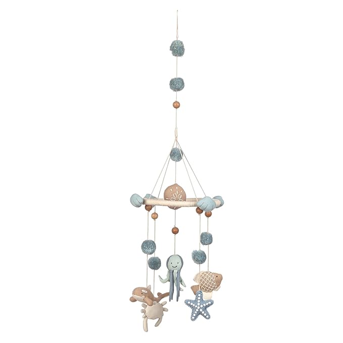Crane Baby, Ocean Nursery Decor for Boys and Girls, Ceiling Hanging, 9" x 30", Whale Nursery Decor, Ceiling Hanging Decorations