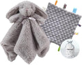 CREVENT Soft Plush Animal Face Security Blankets for Boys and Girls, Great Gifts for Birthday Baby Shower (Bunny + Tag)