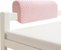 Wonder Space Toddlers' Bed Rail Bumpers Protecter - Children's Bed Guardrail Padding - Anti-Collision | Increased Height | Fall Prevention - Easy InstallEnhanced Safety Mostly Fit (3ft, Pink)