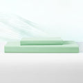 Dream Valley® Twin Sheets Set, Cooling Fitted Sheet with 1 Pillowcase-2 PCS with No Flat Sheet,Q-Max > 0.4 Aerocool, Cooling for Night Sweats, Hot Sleepers,deep Pocket up to 15",Mint Macaron