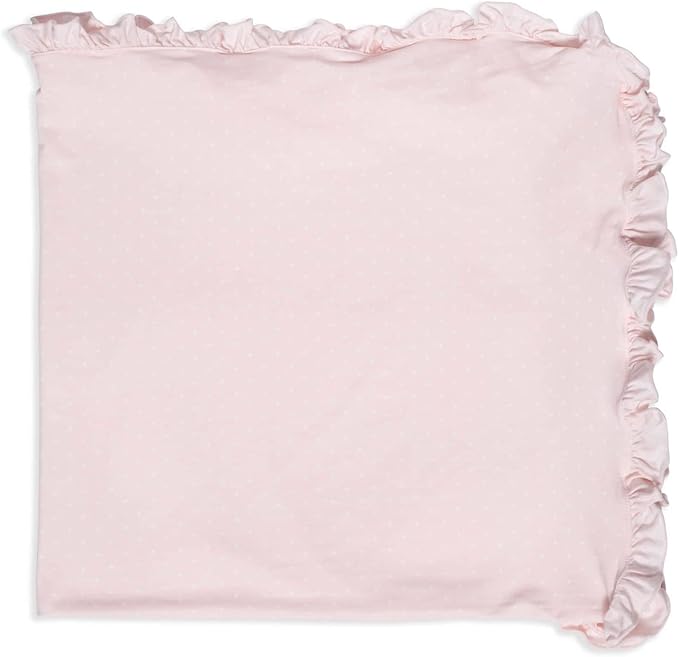 Magnetic Me Modal Soothing Swaddle Blanket | Silky Soft Modal Fabric | Pin Dot Pink | One Size