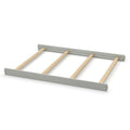 Full-Size Conversion Kit Bed Rails for Evolur Cribs - Solid Wood Crib Convertible Kit to Kids Bed - Transitional Style Rails & Easy-to-Install Child Essentials for Safety (Pebble Grey)