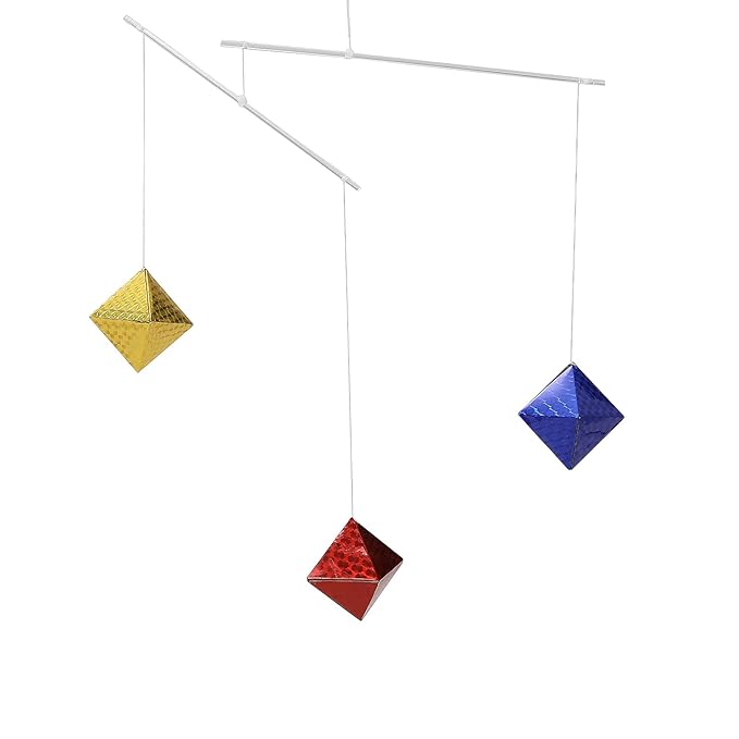 Montessori Octahedron Moblie Montessori Inspired Mobile Visual Mobiles