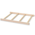 Full-Size Conversion Kit Bed Rails for Evolur Cribs - Solid Wood Crib Convertible Kit to Kids Bed - Transitional Style Rails & Easy-to-Install Child Essentials for Safety (Sand Castle Oak)
