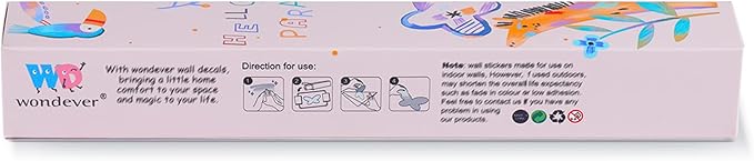wondever Woodland Mushroom Wall Decals Fairy Butterfly Forest Peel and Stick Wall Art Stickers for Girls Bedroom Baby Nursery Living Room