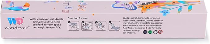 wondever Large Rainbow Wall Decals Colorful Boho Flower Peel and Stick Wall Art Stickers for Girls Bedroom Kids Room Baby Nursery