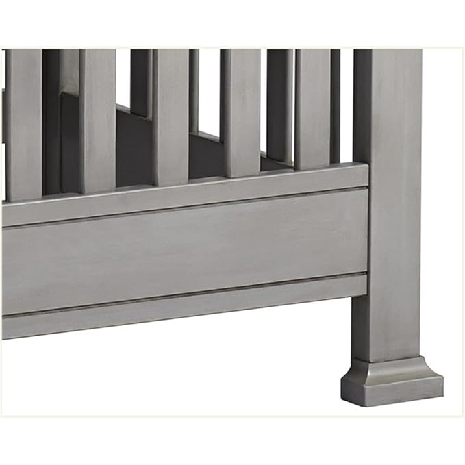 Centennial Medford 4 in 1 Convertible Baby Crib in a Vintage Grey Finish