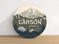 Personalised Baby Name – Space Themed Newborn Photo Prop – Snow Mountain Nursery Sign – 3D Name Announcement