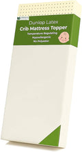 ORGANIC TEXTILES Organic Latex Crib Mattress Topper - 3" Latex for Cradle (36"x18") - Breathable GOLS/GOTS Certified – Water-Resistant Organic Cotton Cover – No Polyester, Hypoallergenic, Non-Toxic