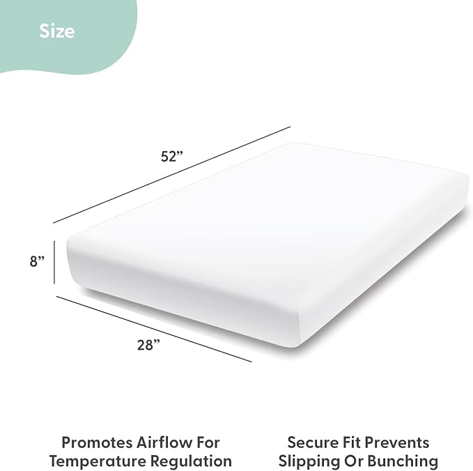 The Peanutshell 4-Pack Fitted Crib Sheet Set - Super Soft & Breathable Baby Boy Crib Sheets, Nursery Decor, Fit for Standard Mattress Cover- Dinosaur
