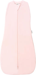 Tiny Twinkle Baby Sleep Sack 3-6 Months 1.0 TOG, Cotton & Elastane Wearable Blanket, Swaddle Transition Micro-Fleece, Machine Washable(Pink)