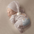 Newborn Photography Props Boys Girls Christmas Outfits long tail Hat Footed Romper Infant Baby Photoshoot Outfits