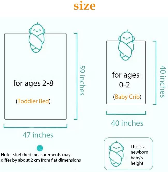 Cuite Pumpkin Baby Toddler Bed Comforter, Down Alternative Toddler Comforter All Season,Quilted Toddler Blanket for Daycare,Baby Crib Quilt for Boys and Girls,(47x 59 Green)
