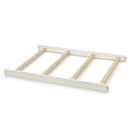 Full-Size Conversion Kit Bed Rails for Evolur Cribs - Solid Wood Crib Convertible Kit to Kids Bed - Transitional Style Rails & Easy-to-Install Child Essentials for Safety (Crème Brulee)
