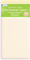 ORGANIC TEXTILES Organic Baby Mattress Topper with Wool Cover - GOLS/GOTS Certified - Breathable, Hypoallergenic, 3" Portable (36"x26")