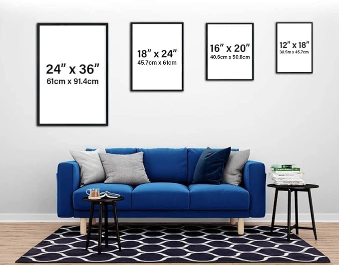 OZCONO Rainbow Count 100 Poster, Vibrant Numbers Chart Kids, Preschool Wall Decor Art, Homeschool Education Guide (Unframed) (24x36)