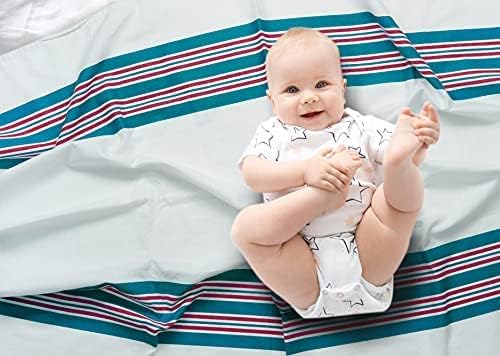 Baby Receiving Blankets, 100% Cotton Flannel Receiving Blanket, Perfect for swaddling & Wrapping, Ultra-Soft Hospital Blankets, Size 30 x 40 inch (12)