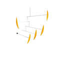 Flensted Mobiles Tango Yellow Hanging Mobile - 40 Inches - Steel and Plastic
