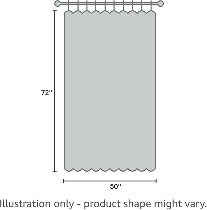 jinchan White Linen Blend Curtains for Bedroom 72 Inch Length 2 Panels Curtains for Bathroom, 50 Inch Wide Farmhouse Drapes with Rod Pocket Back Tab(50W x 72L, White)