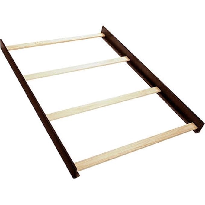 Full-Size Conversion Kit Bed Rails for Kingsley & Centennial Convertible Cribs - Solid Wood - Toddler and Adult Bed Rail for Full-Size Beds - Essential Nursery & Baby Furniture (Espresso)
