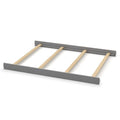 Full-Size Conversion Kit Bed Rails for Evolur Cribs - Solid Wood Crib Convertible Kit to Kids Bed - Transitional Style Rails & Easy-to-Install Child Essentials for Safety (Rustic Grey)