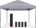 COOSHADE Durable Easy Pop Up Canopy Tent 12x12Ft(Gray)