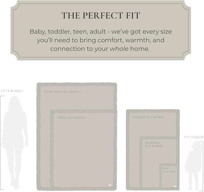 SARANONI Luxury Throw Blanket | Ultra Soft Double Layer Plush Decorative Comfy Blankets for Couch or Bed | Mudcloth - X-Large 60” x 80”