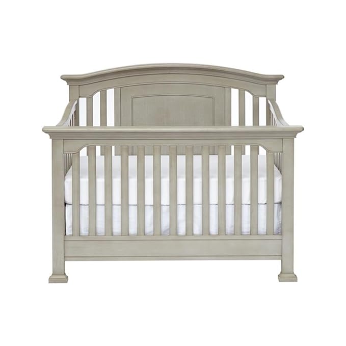 Centennial Medford 4 in 1 Convertible Baby Crib in a Vintage Grey Finish