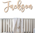 Personalized Name Sign for Nursery - Custom Wooden Name Signs for Kids Room, Personalized Nursery Name Sign - Perfect Baby Room Decor, Wall Name Decoration & Wedding signs, Family Name Signs (Single Name)
