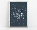 VUVUKU Space Nursery Print Themed Decor For Baby Boy Outer Kids Wall Art Lullaby And Prints Playroom