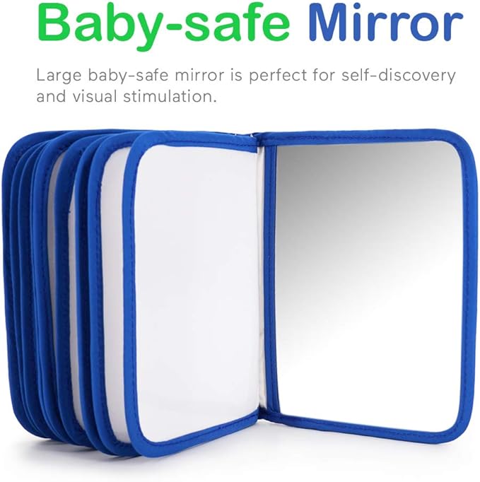 Urban Kiddy™ Baby's My First Family Album | Soft Photo Cloth Book Gift Set for Newborn Toddler & Kids (Dinosaur)