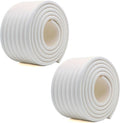 M2cbridge Multifunctional Edge and Corner Guard Coverage Baby Safety Bumper DIY 6.5 Ft (Rice White (6.5ft x 2))