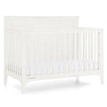 Delta Children Kendall 6-in1 Convertible Crib - Converts from Baby Crib to Toddler Bed, Daybed, Sofa Bed and Full-Size Bed with and Without Footboard, Fits Full-Size Crib Mattress, Antique White